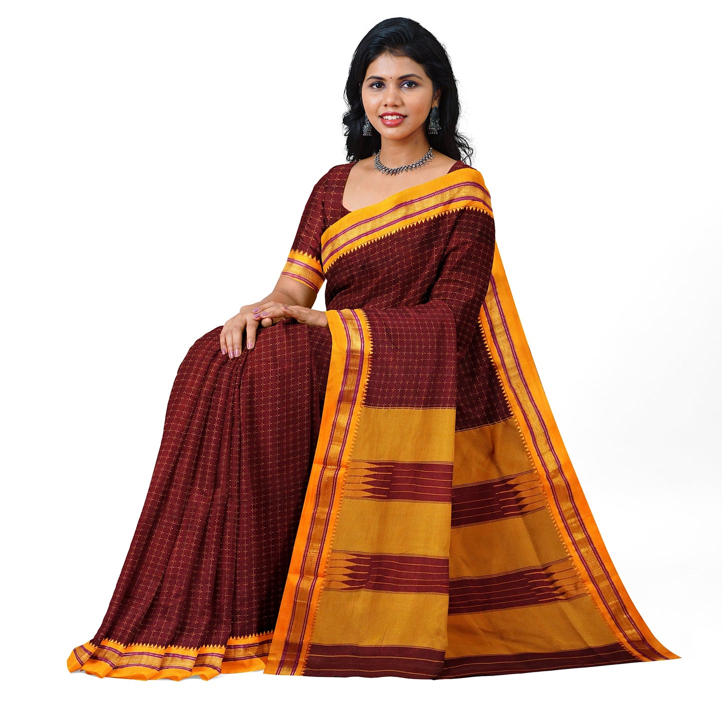 Ilkal Star Cotton Silk Saree