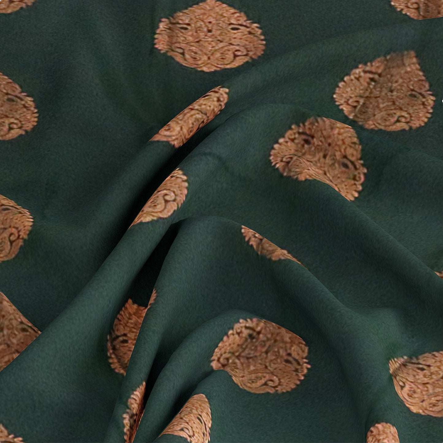 Kanchipuram Half Mix Silk Saree