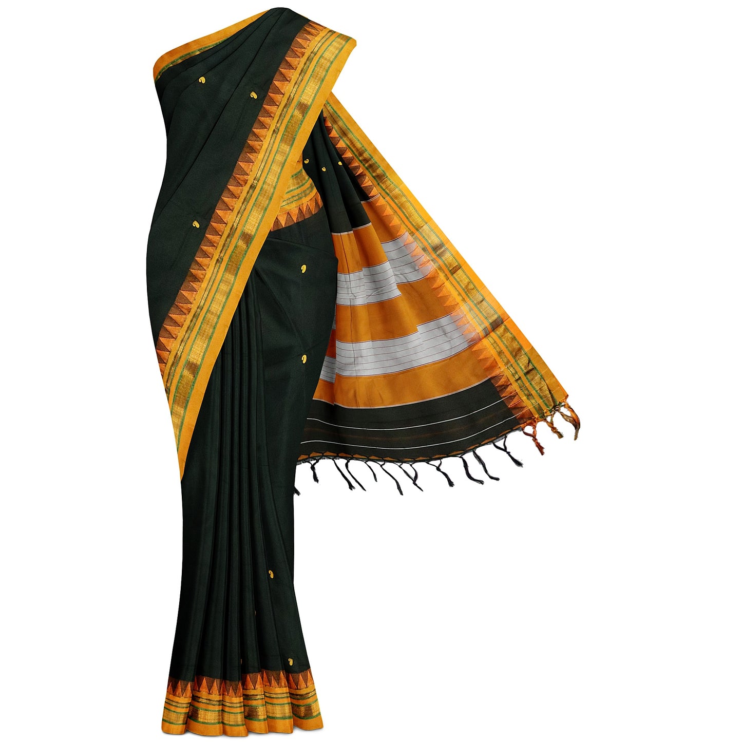 Ilkal Madurai Small Butta Cotton Saree