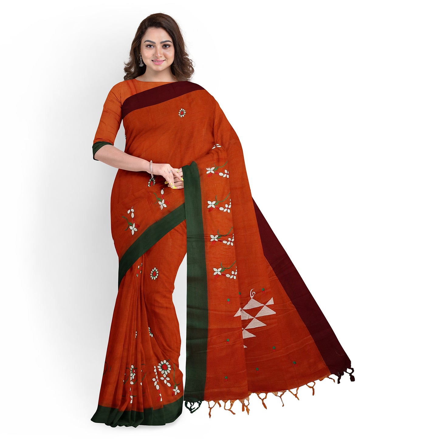 Banahatti Cotton Saree- Amsty