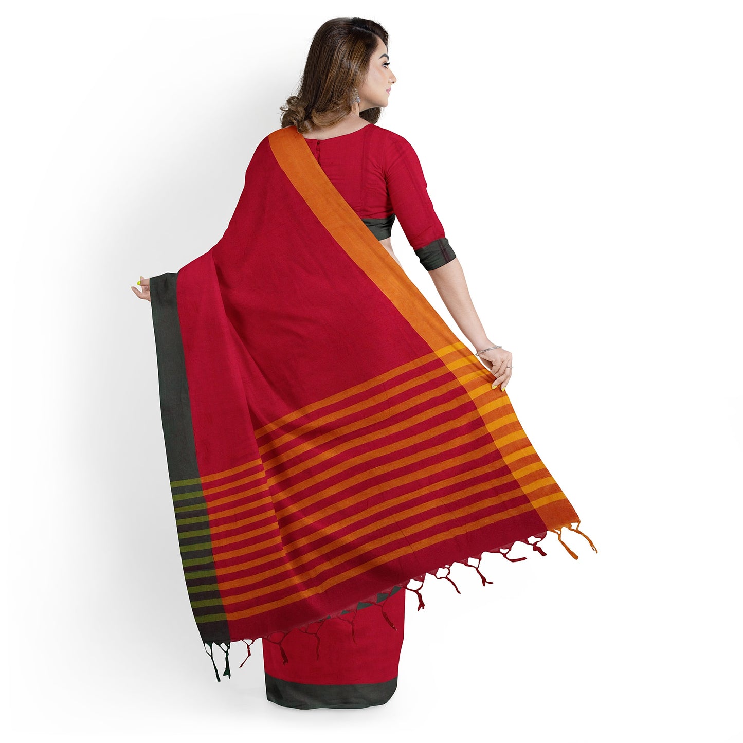 Banahatti Cotton Saree- Amsty