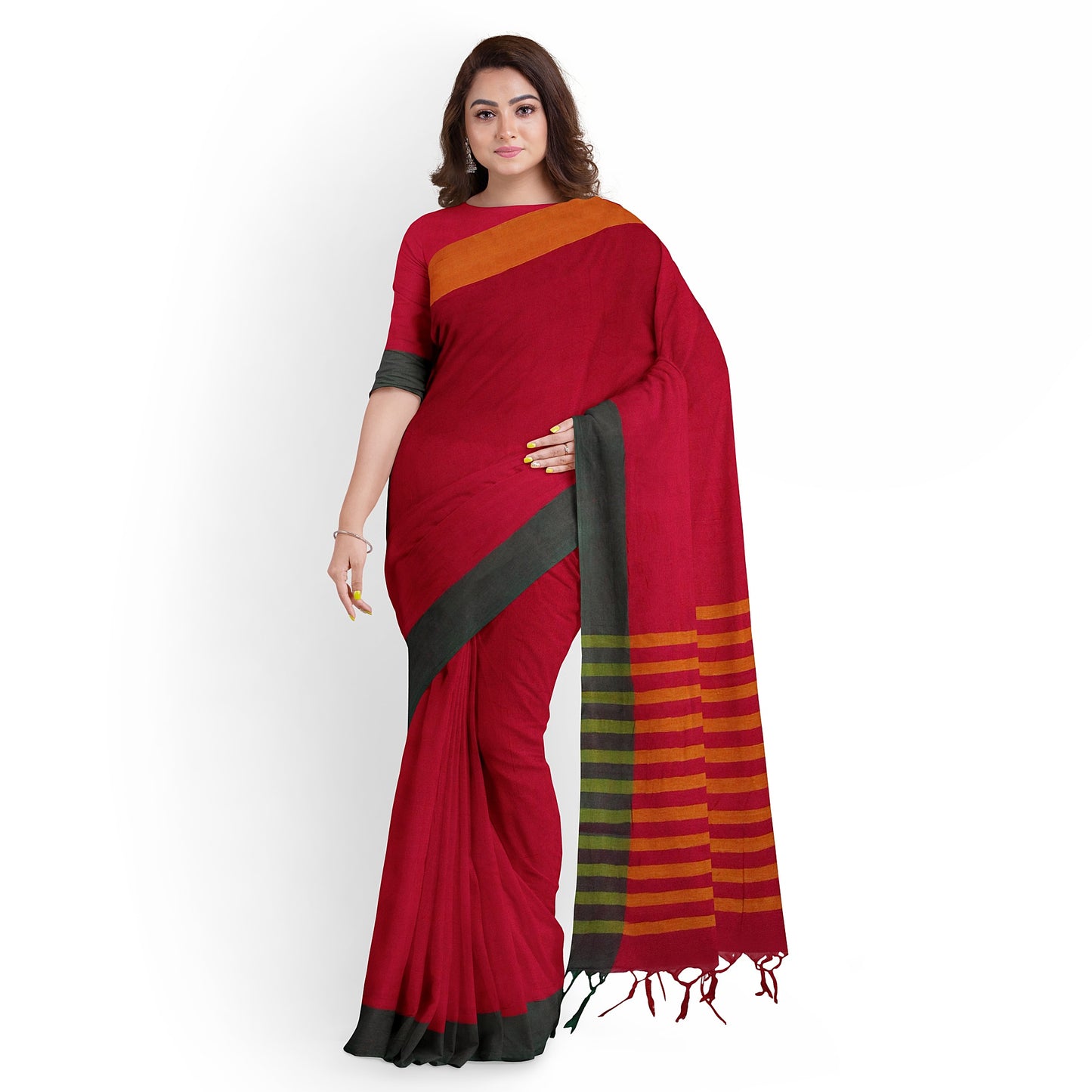 Banahatti Cotton Saree- Amsty