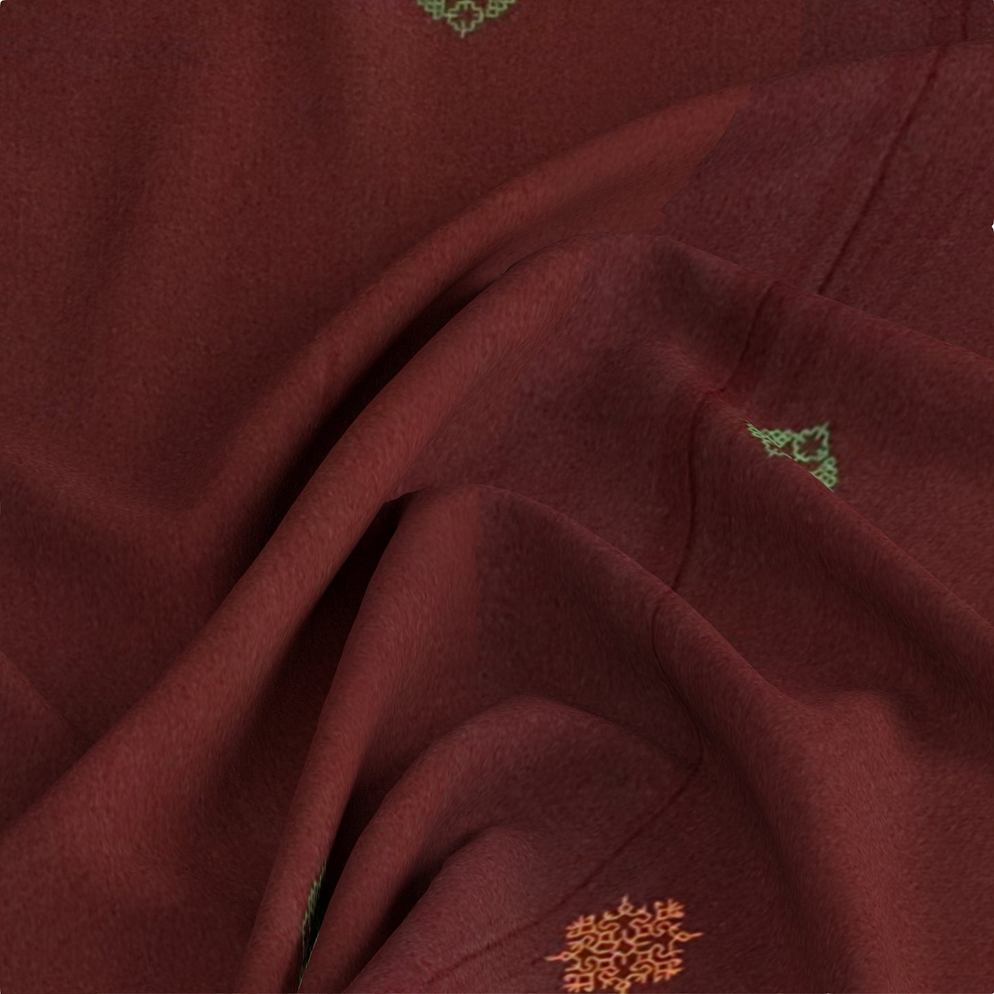 Ilkal Pure Cotton Hand Embroidery/100%Kasuti Saree