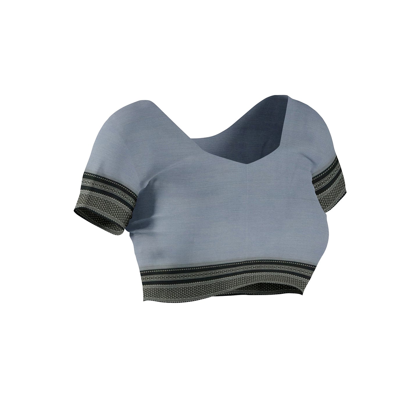 Ilkal Handloom Plain Pure Cotton Saree