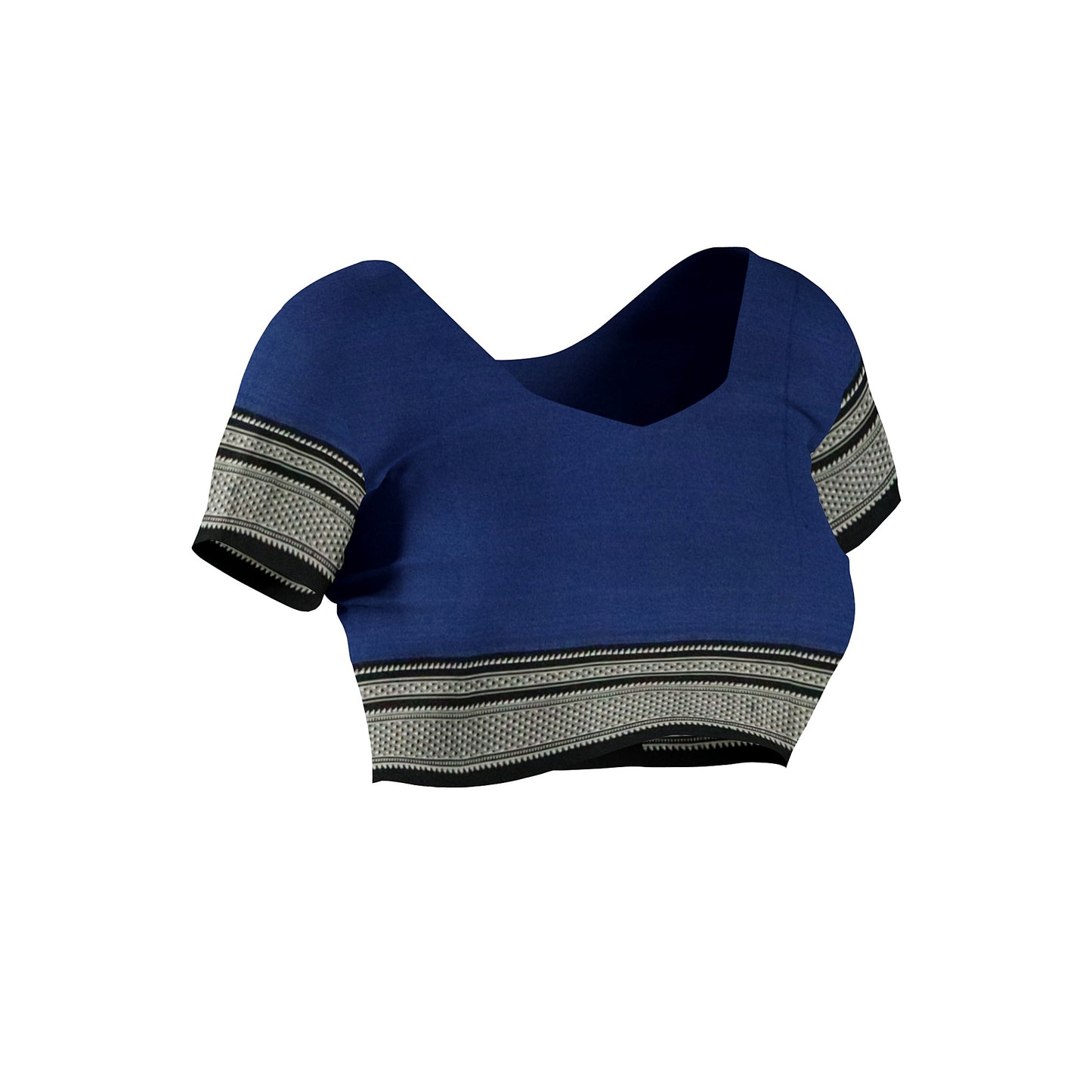 Ilkal Handloom Plain Pure Cotton Saree