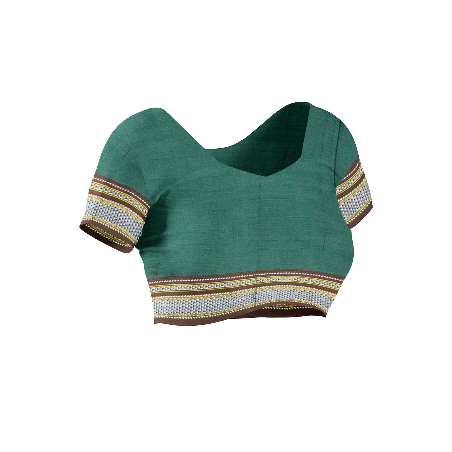 Ilkal Handloom Plain Pure Cotton Saree