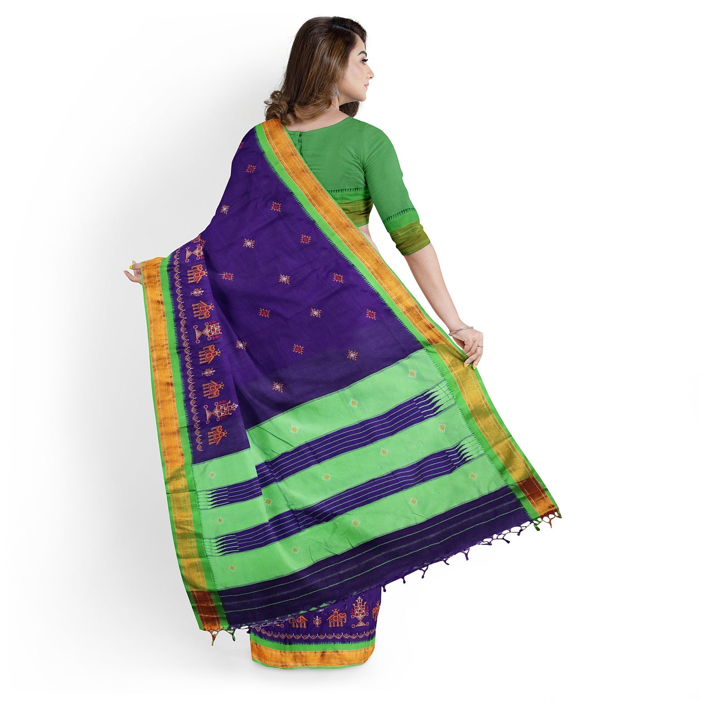 Ilkal Kasuti Cotton Silk Saree