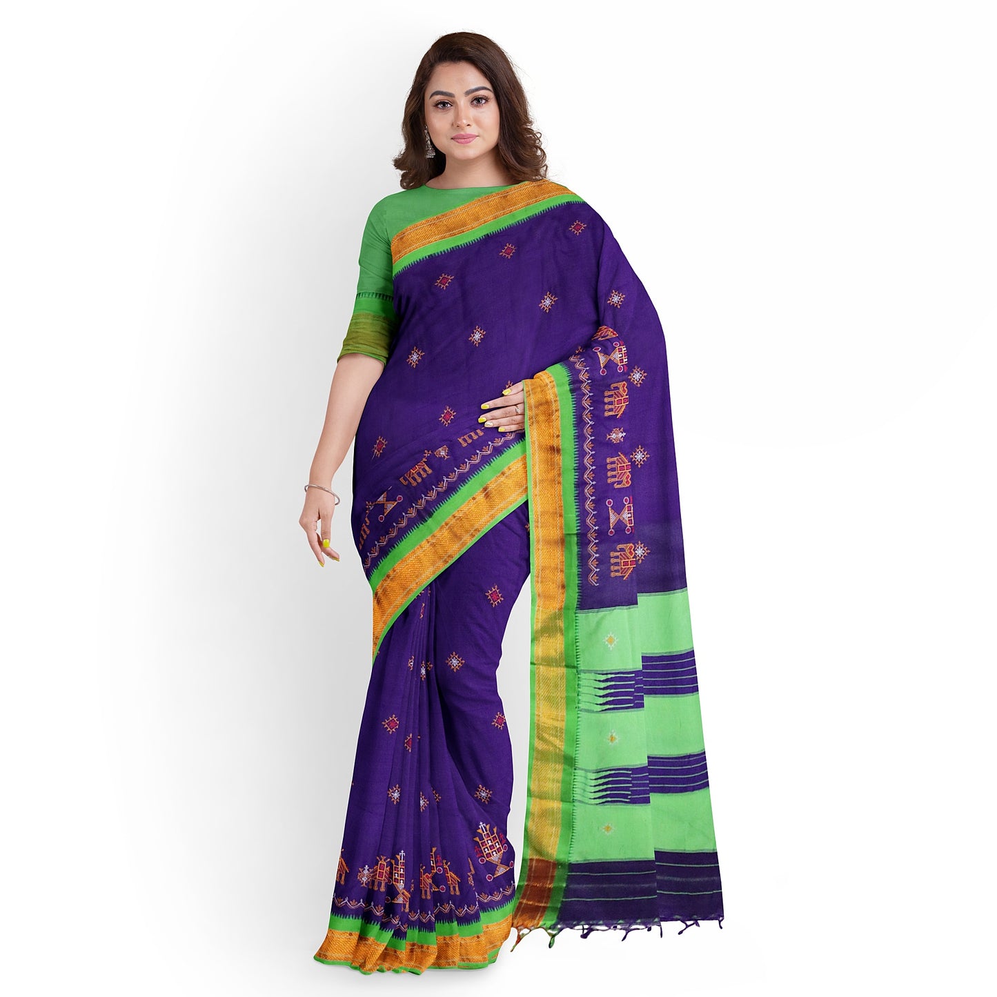 Ilkal Kasuti Cotton Silk Saree