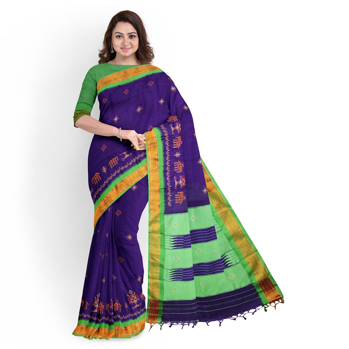 Ilkal Kasuti Cotton Silk Saree