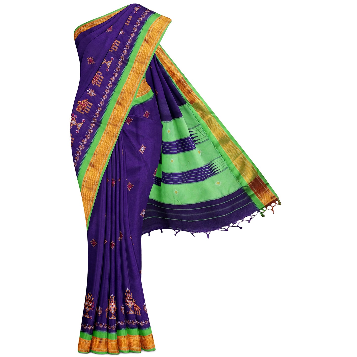 Ilkal Kasuti Cotton Silk Saree