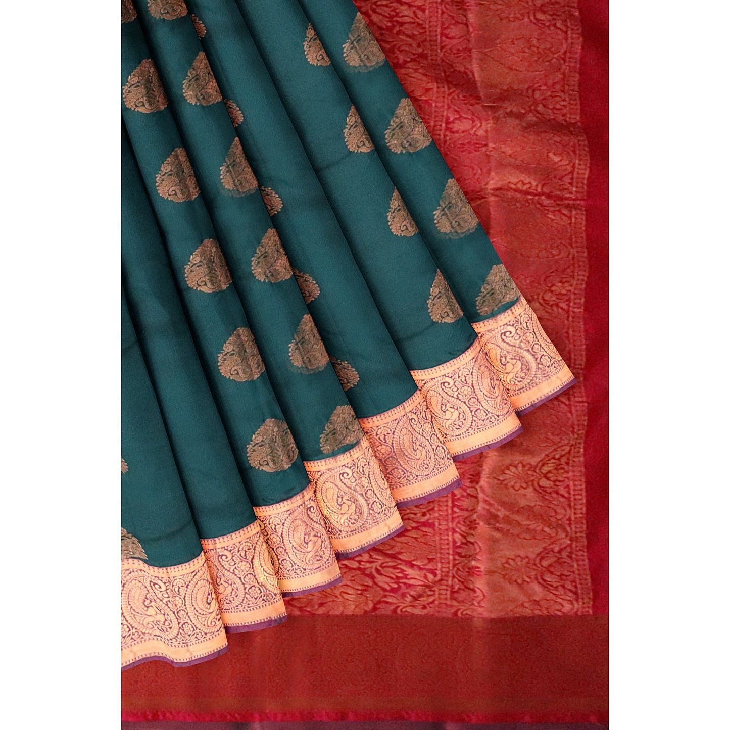 Kanchipuram Half Mix Silk Saree