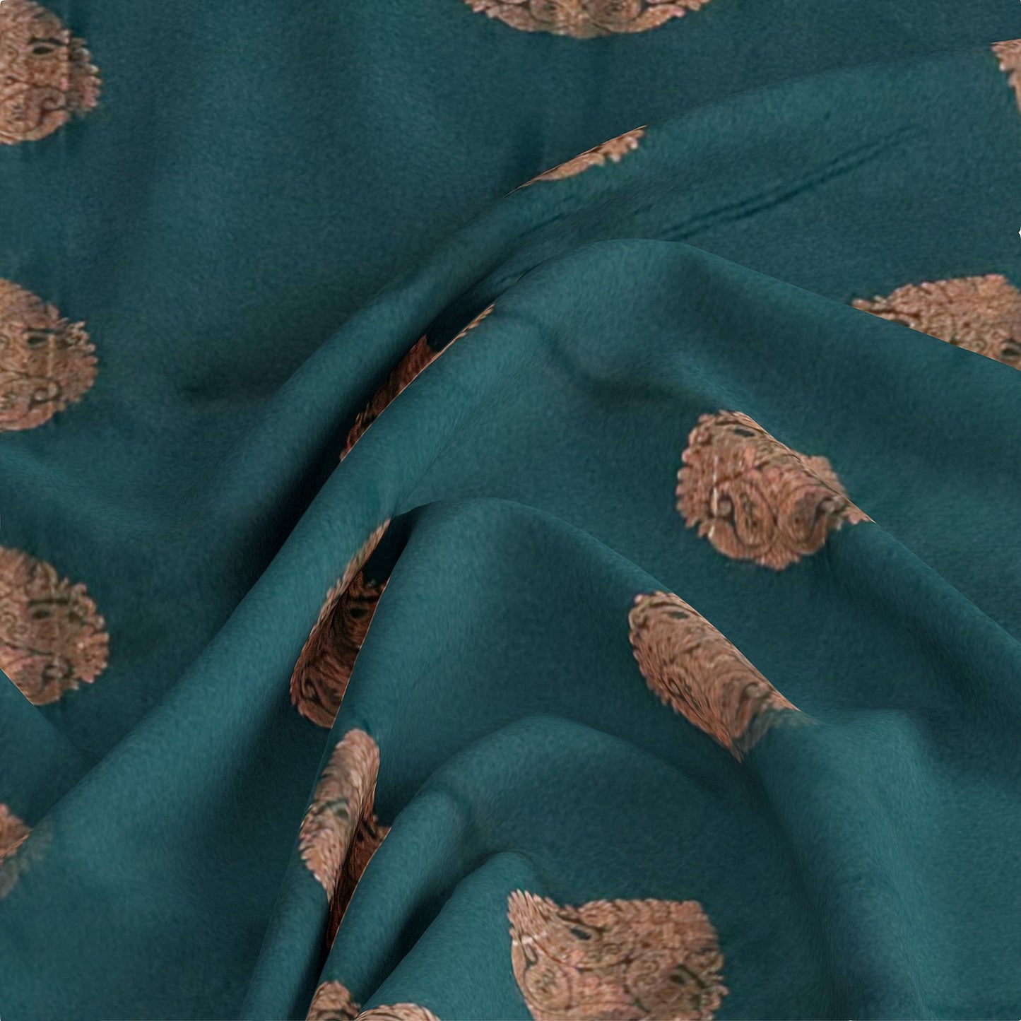 Kanchipuram Half Mix Silk Saree