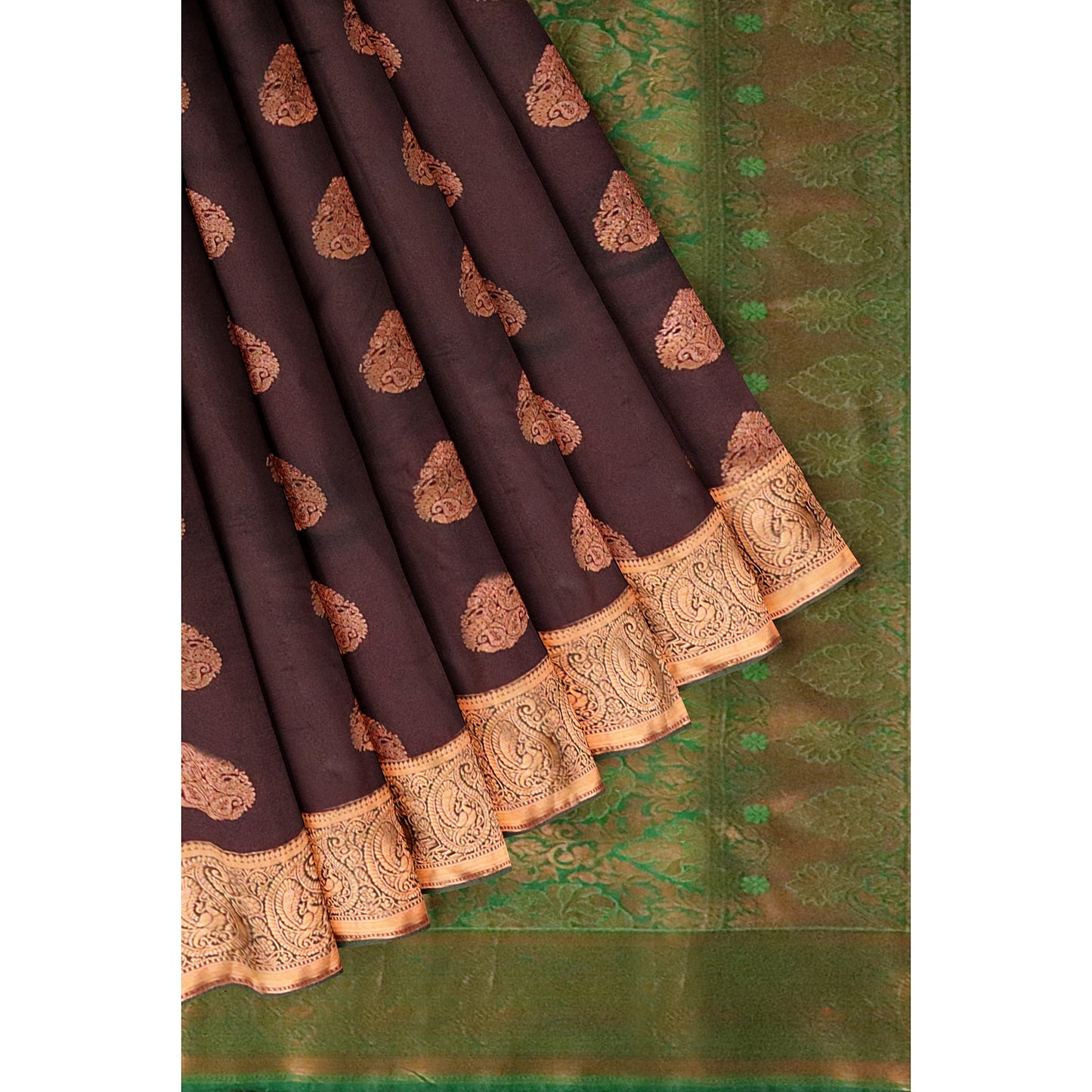 Kanchipuram Half Mix Silk Saree