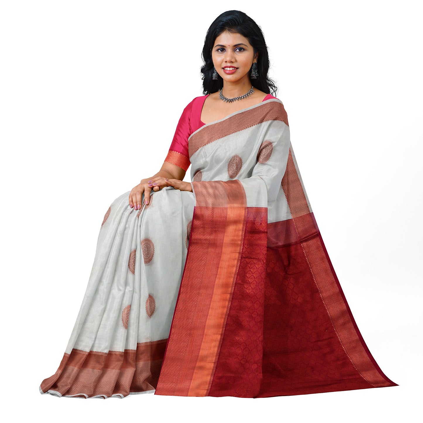 Kanchipuram Soft Silk Rich Pallu Saree