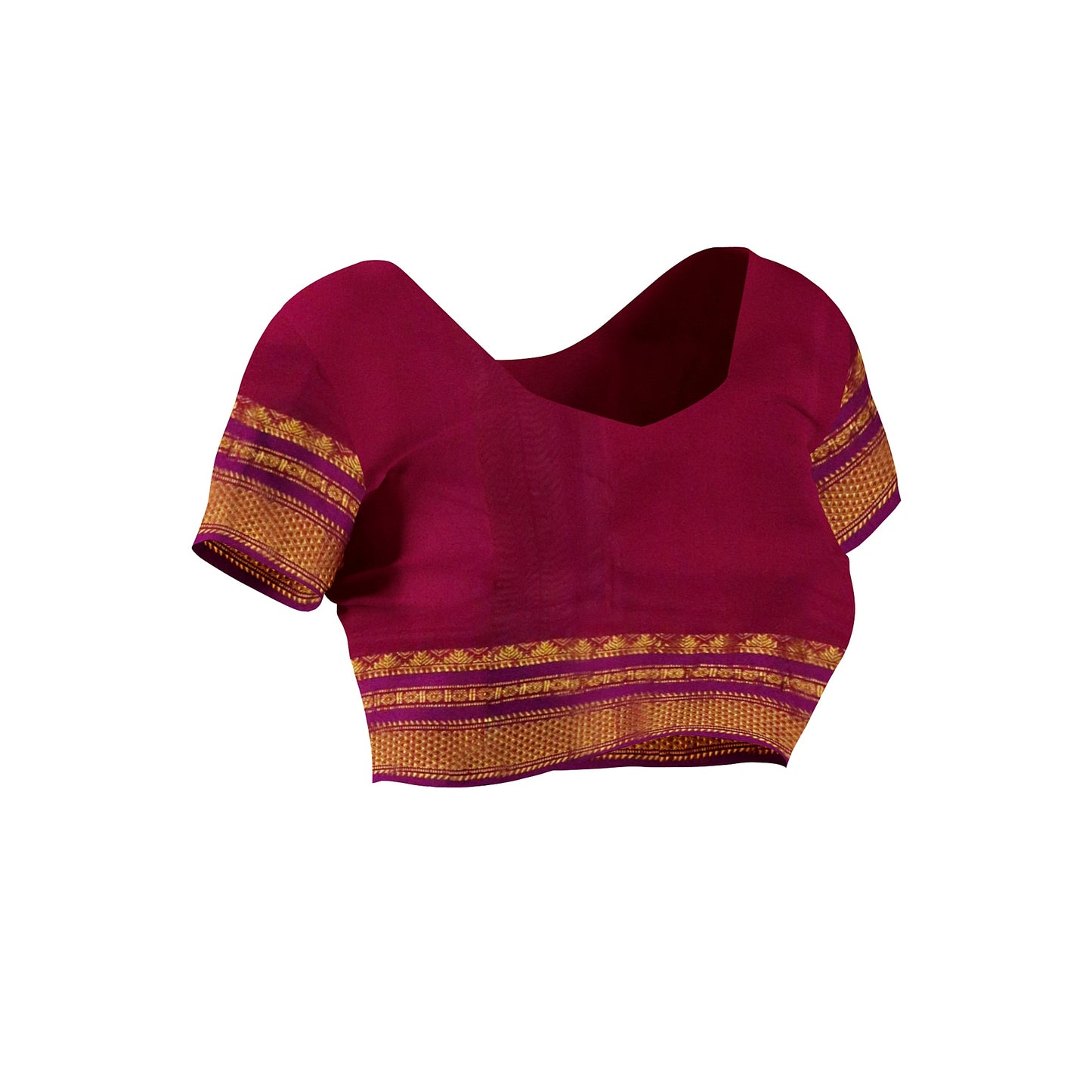 Ilkal Handloom Checks Pure Cotton Silk Saree