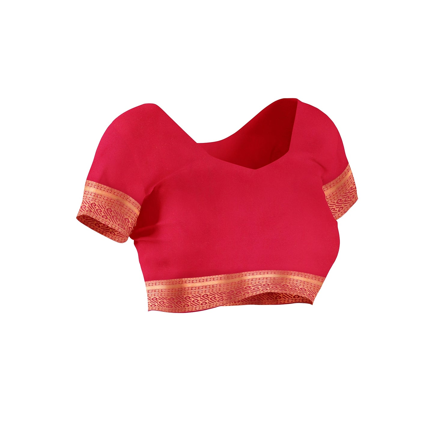 Kanchipuram Half Mix Rich Silk Saree