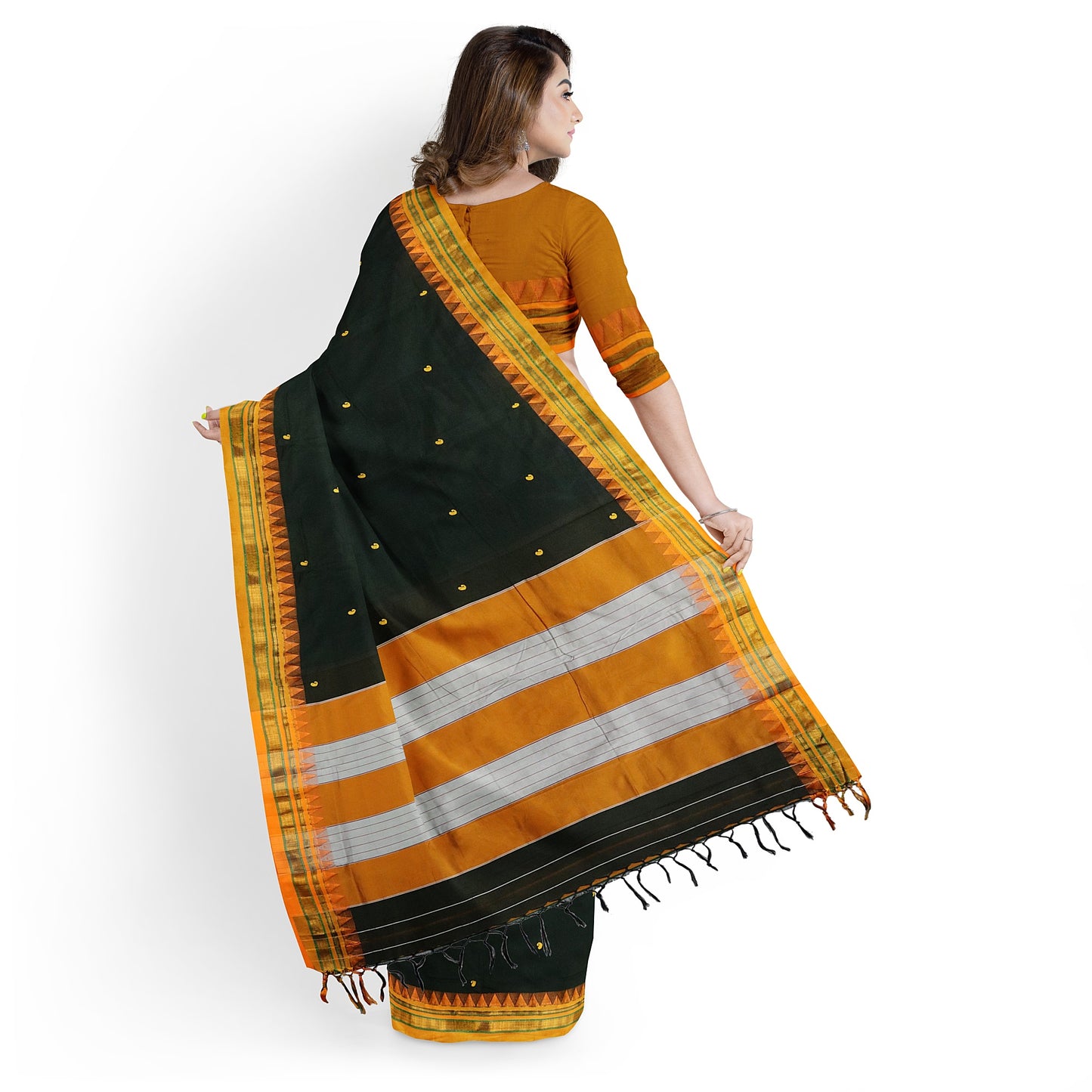 Ilkal Madurai Small Butta Cotton Saree