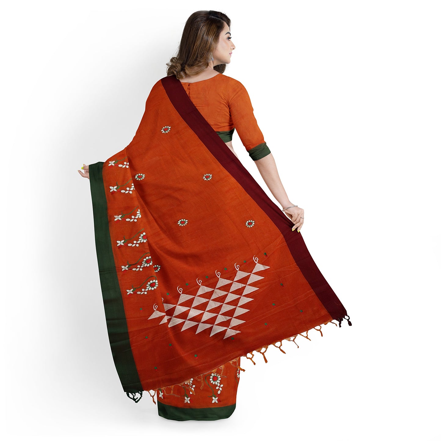 Banahatti Cotton Saree- Amsty