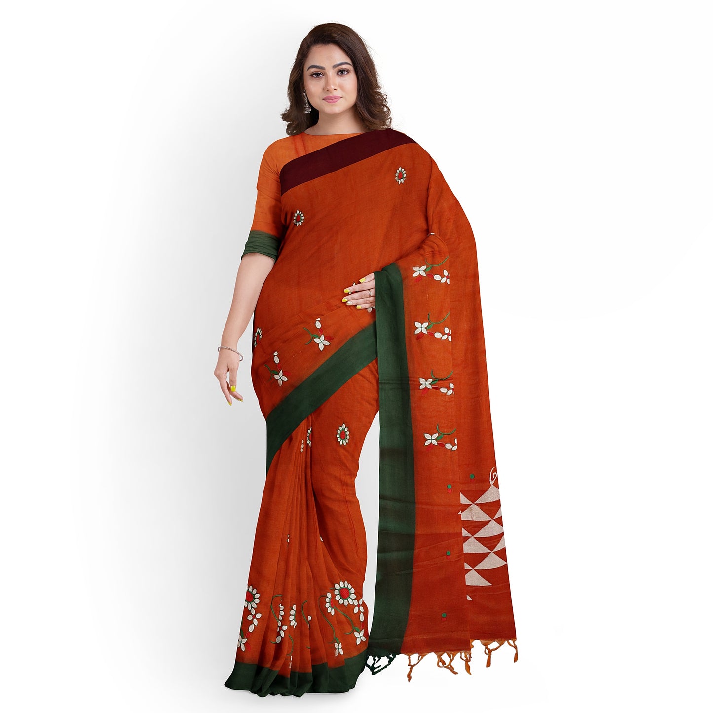 Banahatti Cotton Saree- Amsty