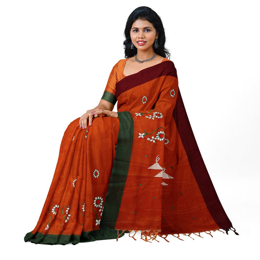 Banahatti Cotton Saree- Amsty